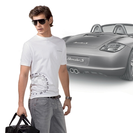 Porsche White Men's T-Shirt 'Porsche Performance'